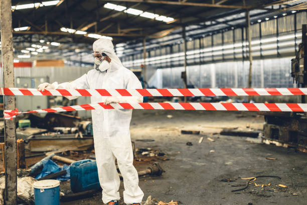 Professional Unattended Death Cleanup technician working in Bishop, TX